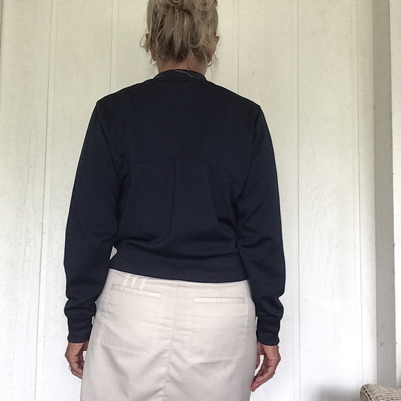 STELLA MCCARTNEY X ADIDAS BLUE CROP BOMBER JACKET SMALL - Picture 6 of 16